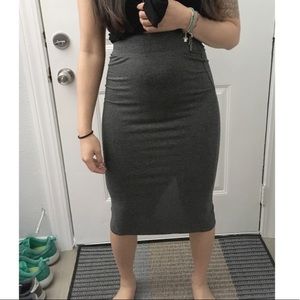 Midi Pencil Skirt
